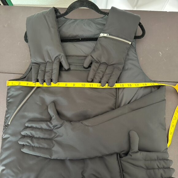 HXH Black Hug Hands Vest RARE Unique Piece Size M - Picture 6 of 9